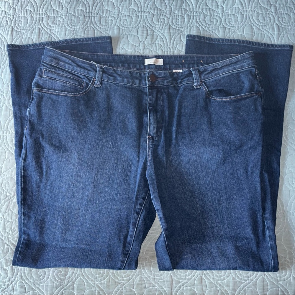 🩷Coldwater Creek Dark Blue Boot Cut Jeans